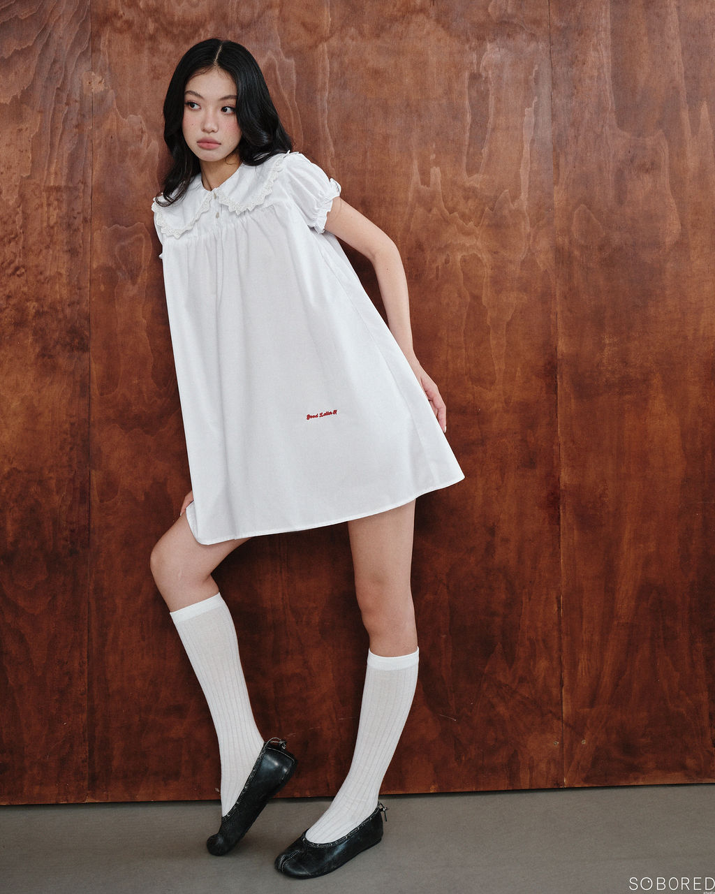 Cloudy Babydoll Dress